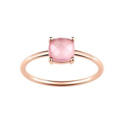 Anillo Oro Rosa 18kts Joelli (18)J10002.U4 Solo Calcedonia Rosa