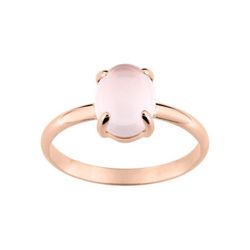 Anillo Oro Rosa 18kts Joelli (18)J10004.Y4 Candy Cuarzo Rosa