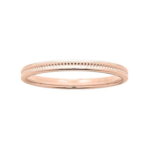 Anel de ouro rosa 9kt Argyor-MRM 2,5 mm (9)9Y282R20 Aliança Fantasia