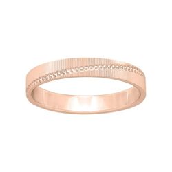 Anillo Oro Rosa 9kts Argyor-MRM 3mm (9)9K298R30 Fantasía Diamantada