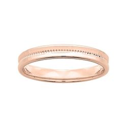 Anillo Oro Rosa 9kts Argyor-MRM 3mm (9)9Y282R30 Alianza Fantasia