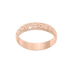 Anillo Oro Rosa 9kts Argyor-MRM 4mm  (9)9K152R40 Fantasía Diamantada