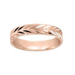 Anillo Oro Rosa 9kts Argyor-MRM 4mm (9)9K195R40 Fantasía Hojas
