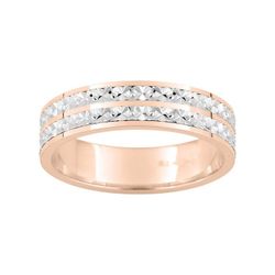 Anillo Oro Rosa Bicolor Blanco 9kts Argyor-MRM 5mm (9)9KA20250R Alianza