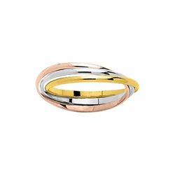 Anillo Oro Tricolor 18kts Argyor-MRM 1,5mm (18)TDJ15B Aros Multiples