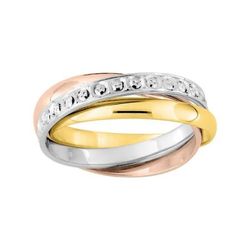 Anillo Oro Tricolor 9kts Argyor-MRM 2,5mm (9)9KTR43225 Alianza Múltiple