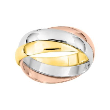Anillo Oro Tricolor 9kts Argyor-MRM 3,5mm (9)9KTDJ35B Alianza Múltiple