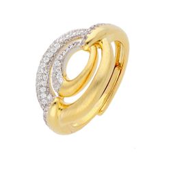 Anillo Paladio Dorado Liska Mujer AKM015AN-D Circonitas