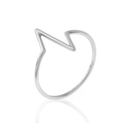 Anillo Plata 15mm AN00116RH10 Ondas En Brillo