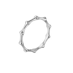 Anillo Plata 1,5mm ANL0285RHXX14. Bambú En Brillo