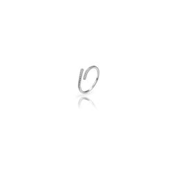 Anillo Plata 1,5mm ANZ0304RH12 Abierto Circonitas