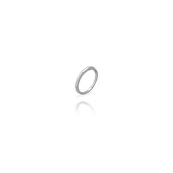Anillo Plata 2mm ANL0320RH10 Cortes Rectos Pulido En Brillo