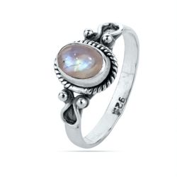 Anillo Plata ANM0098PL12PL Piedra Mineral Piedra Luna