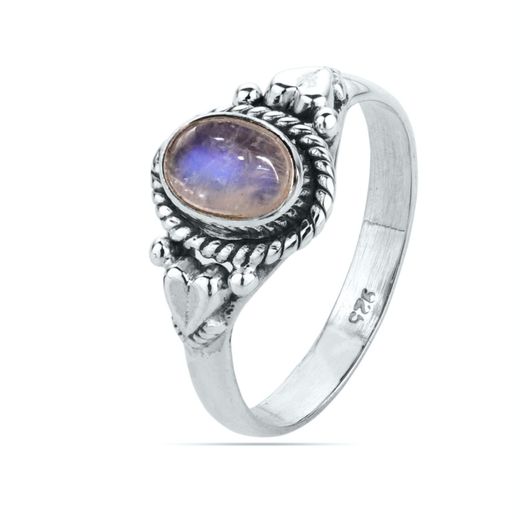 Anillo Plata ANM0099PL12PL Piedra Mineral Piedra Luna