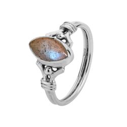 Anillo Plata ANM0100PL12LA Piedra Mineral Labradorita