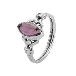 Anillo Plata ANM0100PL16AM Piedra Mineral Amatista