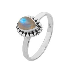 Anillo Plata ANM0103PL14PL Lágrima Piedra Mineral Piedra Luna