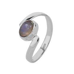Anillo Plata ANM0105PL12PL Piedra Mineral Piedra Luna Redonda
