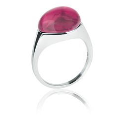 Anillo Plata Argent Basic Mujer ANRJ005F Cristal Fucsia