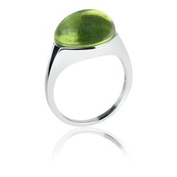Anillo Plata Argent Basic Mujer ANRJ005V Cristal Verde