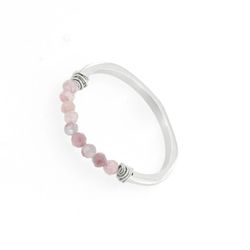 Anillo Plata Argent Basic Mujer ANRK01T Turmalinas Rosas