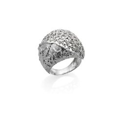 Anillo Plata Argent Basic Mujer ANRM009 Calado Texturas