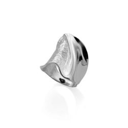 Anillo Plata Argent Basic Mujer ANRM017 Ondas En Brillo
