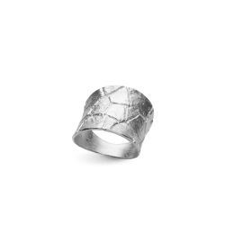 Anillo Plata Argent Basic Mujer ANRM062 Texturizado