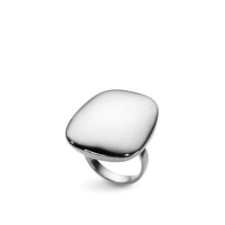 Anillo Plata Argent Basic Mujer ANRM082B Abierto Lamia Cuadrado En Brillo 2,4x2,6cm