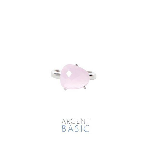 Anillo Plata Argent Basic Piedra Rosa ANRS001PR
