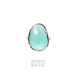 Anillo Plata Argent Basic Piedra Turquesa ANRS001V