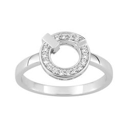 Anillo Plata Argyor MRM (AG)337086.1 Círculo C. Circonitas