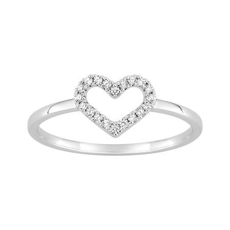 Anillo Plata Argyor MRM (AG)337152.1 Corazón C. Circonitas