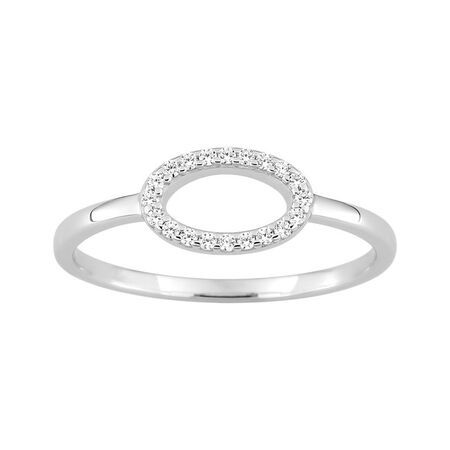 Anillo Plata Argyor MRM (AG)337155.1 Óvalo C. Circonitas