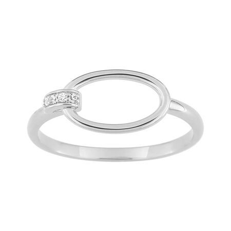 Anillo Plata Argyor MRM (AG)337170.1 Óvalo C. Circonitas