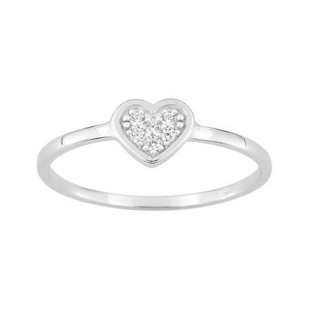 Anillo Plata Argyor MRM (AG)337173.1 Corazón C. Circonitas