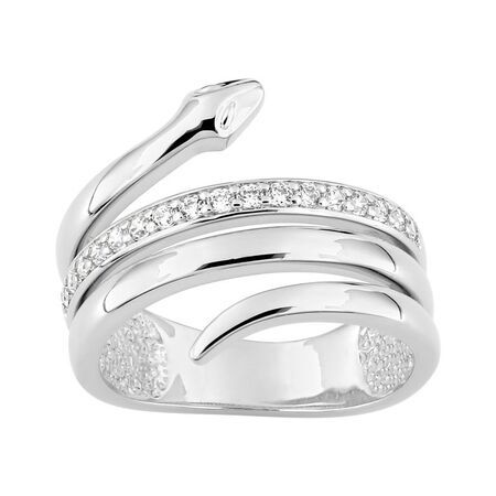 Anillo Plata Argyor MRM (AG)337194.1 Serpiente C. Circonitas