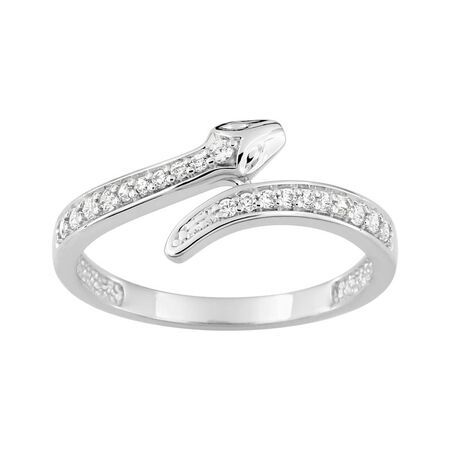 Anillo Plata Argyor MRM (AG)337195.1 Serpiente C. Circonitas
