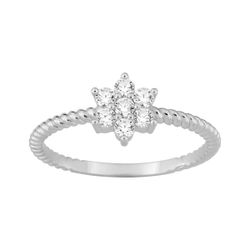 Anillo Plata Argyor MRM (AG)337208.1 Flor Circonitas