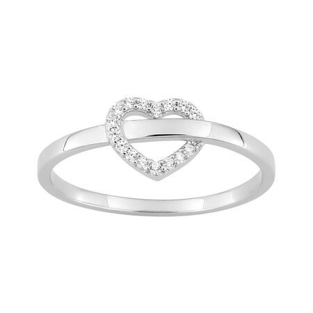 Anillo Plata Argyor MRM (AG)337350.1 Corazón C. Circonitas