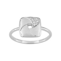 Anillo Plata Argyor MRM Mujer (AG)337007.1 Cuadrado C. Circonitas