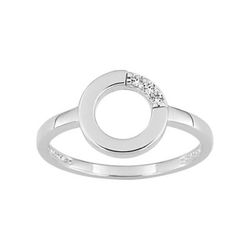 Anillo Plata Argyor MRM Mujer (AG)337034.1 Círculo Calado C. Circonitas