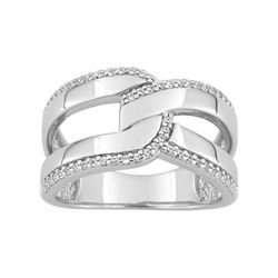 Anillo Plata Argyor MRM Mujer (AG)337060.1 Bandas C. Circonitas