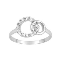 Anillo Plata Argyor MRM Mujer (AG)337544.1 Círculos Calados C. Circonitas
