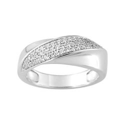 Anillo Plata Argyor MRM Mujer (AG)337710.1 Bandas Cruzadas C. Circonitas
