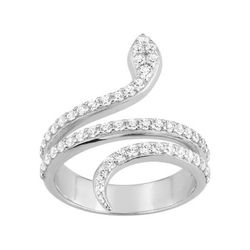 Anillo Plata Argyor MRM Mujer (AG)337806.1 Serpiente C. Circonitas