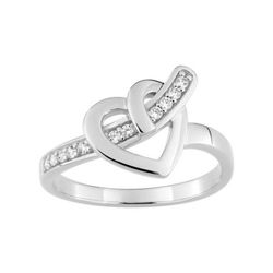 Anillo Plata Argyor MRM Mujer (AG)ASRQ22Z Corazón C. Circonitas