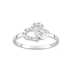 Anillo Plata Argyor MRM Mujer (AG)ASRS16Z Corazón C. Circonitas