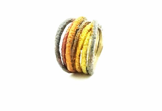 Bague en argent Arior 1183190XPU - Taille 28 Sira Ocre
