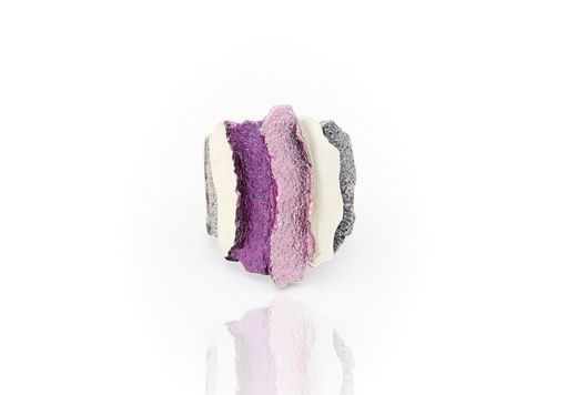 Anillo Plata Arior 1183283XPU-Talla 24 Carban Magenta